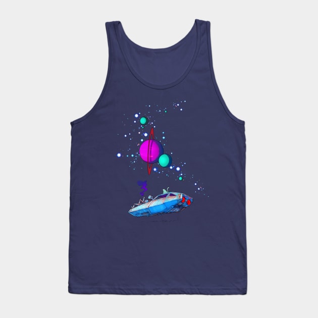 Stargazing Tank Top by spacegoose